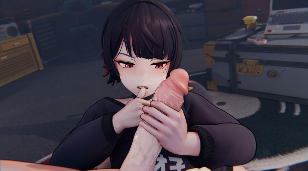 [StarryMomoko] Ellen oral + handjob climax