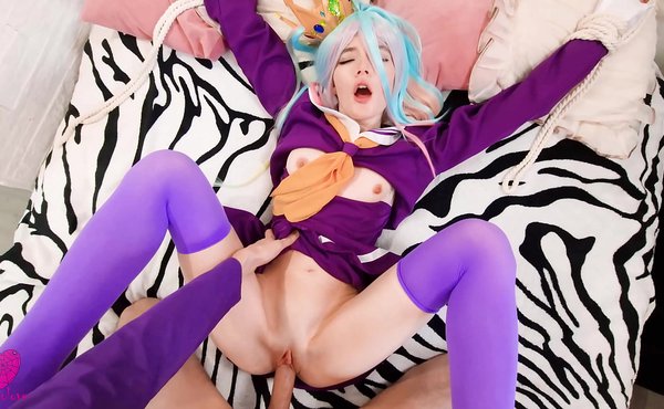 Tiny Shiro lost the game to Sora and gave herself to him, fulfilling his every sexual whims_webtolove