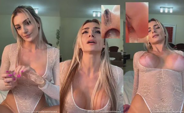 Sarah Caus' Anal Dildo Masturbation