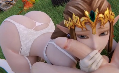 【3D】清纯白嫩精灵口活真好