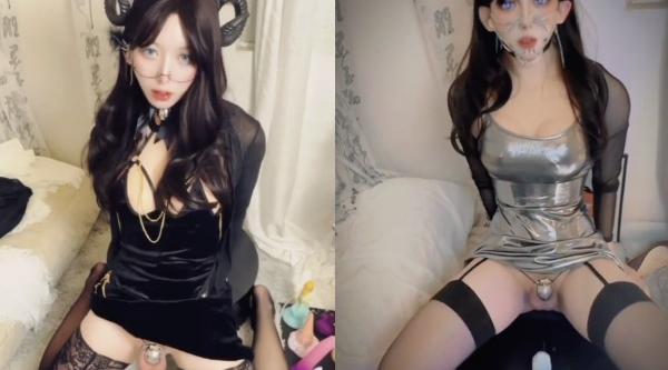 黑丝伪娘,超长玩具插骚逼,配合振动棒,疯狂的抽插,戴锁小鸡鸡疯狂喷潮,无伦男生还是女生都会沦陷和爱上这种感觉 - 国产自拍视频