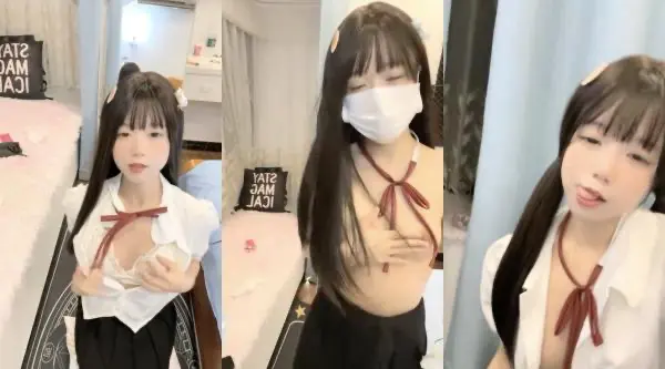 ｜吃一口小布丁｜户外跳蛋爽到喷水 小妹妹别看年龄不大也是个老司机3